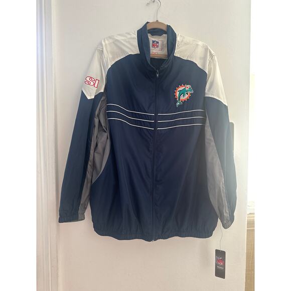 NWT HOME NFL JACKET MIAMI DOLPHINS OUTFITS